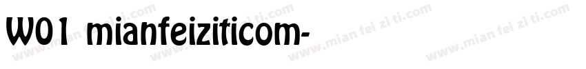W01 mianfeiziticom字体转换